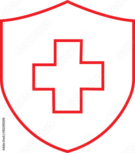 Community Insurance Protection Umbrella Icon