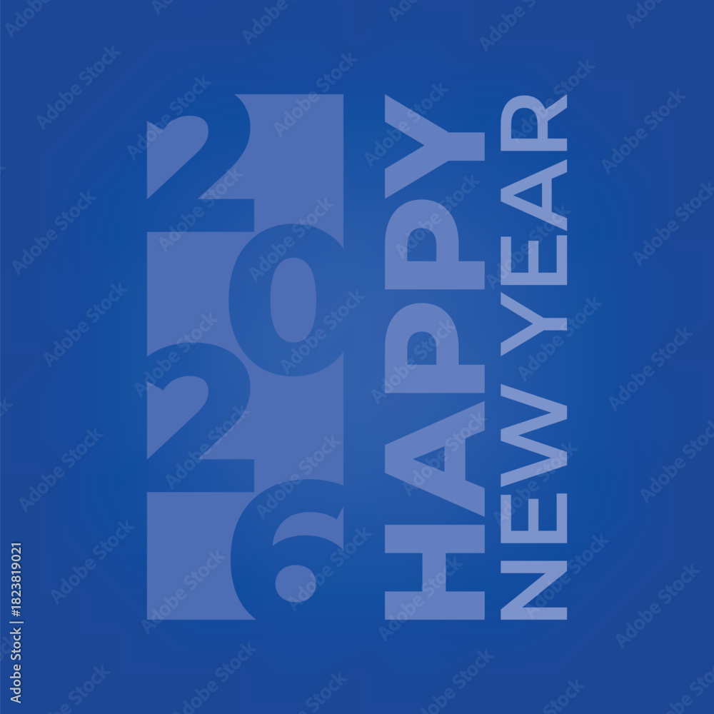 Fototapeta premium New Year 2026