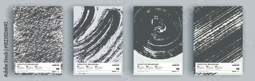 Modern abstract covers set, minimal covers design. Colorful geometric background, vector illustration.