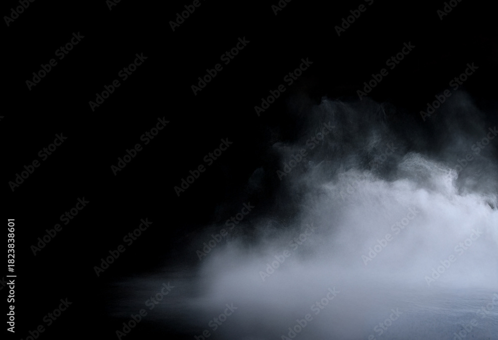 Fototapeta premium Dark Winter Mist Background