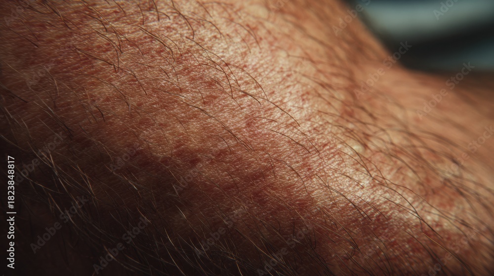 Fototapeta premium Skinfold Measurement Taken From a Side View With Detailed Macro Focus in a Neutral Medical Setting, Emphasizing Health Assessment Techniques