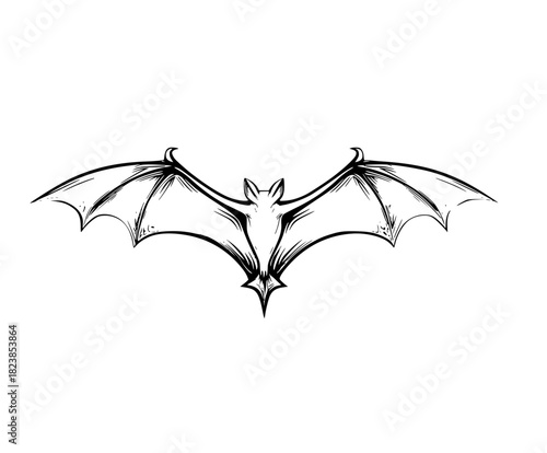 Winged Vigilante: Silent Guardian Night | Clean, isolated vector art for creative projects.