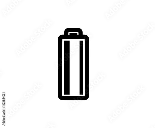 Electricity's silent sentinel: powerless symbol potential energy. | Clean, isolated vector art for creative projects.