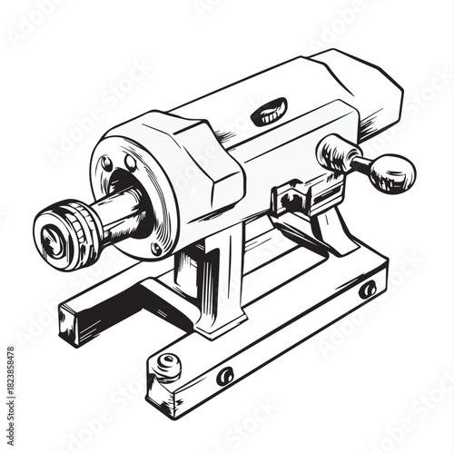 vise isolated on white