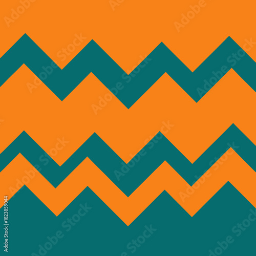 Vibrant Zigzag Pattern with Contrasting Colors.
