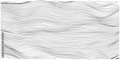 Uniformly Wavy Line Pattern Texture Simulating Pleated or Rippled Fabric Surface
