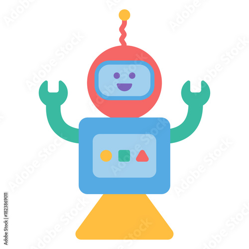 로봇 만세 일러스트