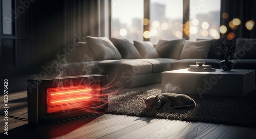 Stylish electric or water radiators and convectors for heating your modern interior home.