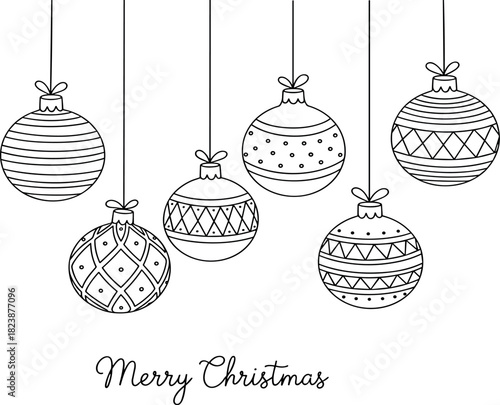 Christmas Ornaments Coloring Page Festive Holiday Decorations for Coloring Enthusiasts