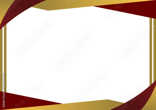 golden red certificate border certificate border frame design