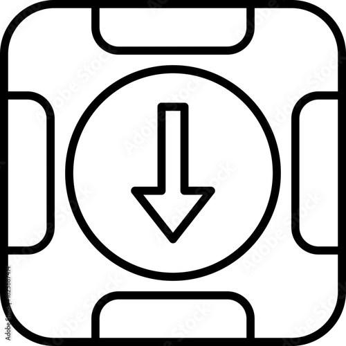 Down Arrow Icon