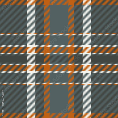 Painting vector check background, sale textile tartan texture. Bag seamless fabric plaid pattern in pastel and grey colors.