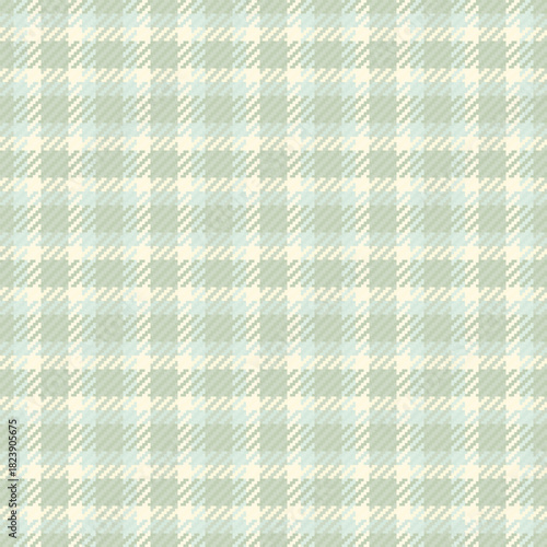 Wedding check texture vector, livingroom fabric tartan pattern. Blanket background plaid textile seamless in light and white colors.