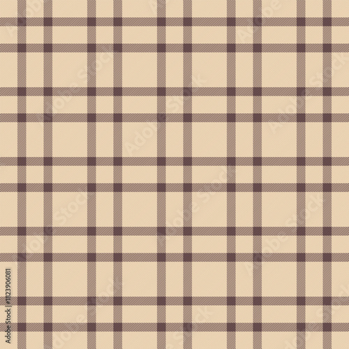 Birthday background textile check, teenager seamless plaid fabric. Cosy tartan pattern vector texture in light and red colors.