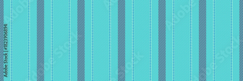 Skill vertical background fabric, teal lines textile stripe. Comfortable seamless pattern texture vector in cyan and medium turquoise colors.