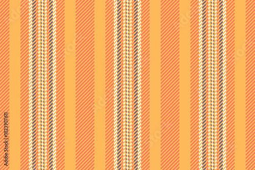Sest vector lines textile, textile seamless stripe fabric. Danufacturing vertical background pattern texture in amber and red colors.
