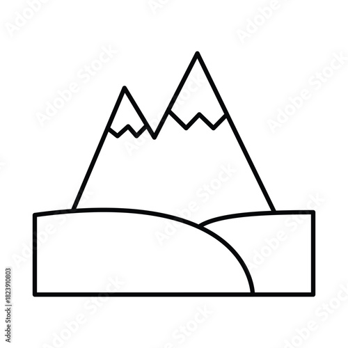 Valley Vector icon which can easily modify or edit