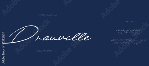 Luxury vector typeface for company. Modern gaming fonts logo design