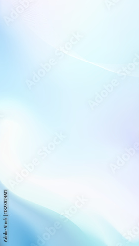 Serene Sky Blue Abstract Wave Background