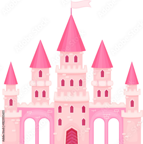 Princess castle symbolizing dreams and childhood fantasy