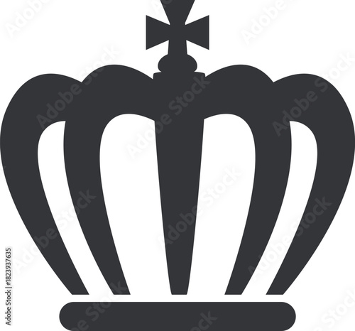 Crown icon symbolizing royalty power king leadership authority