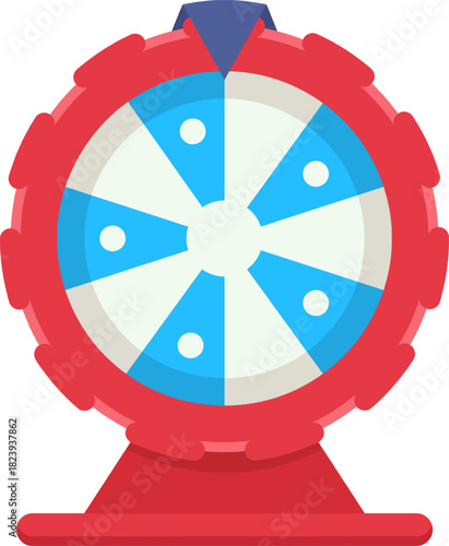 Spin wheel of fortune gambling chance game