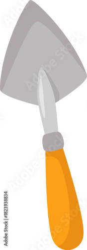 Gardening trowel used for digging and planting