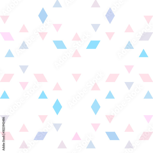 Free Download Pastel Geometric Triangle Pattern on White Background. - GFXLoad