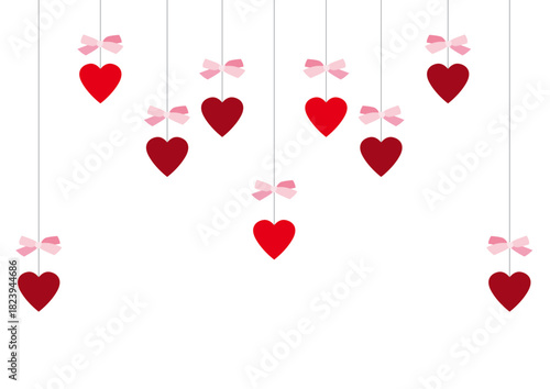 heart design creative on white background illustration vector