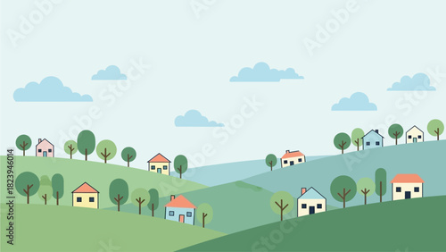 vector illustration of a city