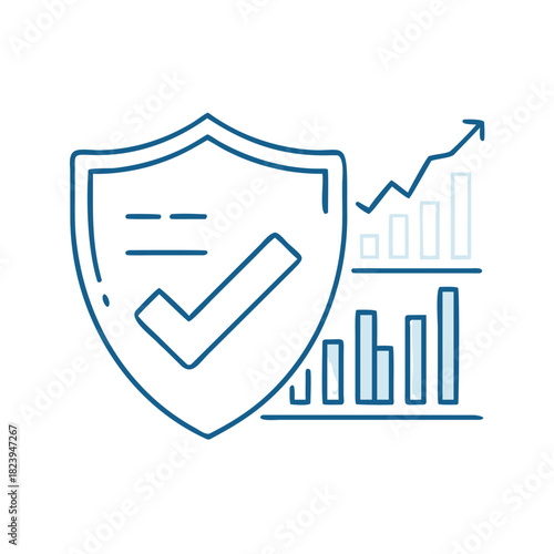 Transaction risk scoring shield illustration for financial institutions and fintech developers in fraud prevention