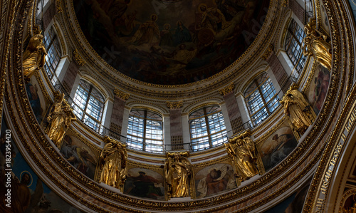 st isaac cathedral church building architecture interior, basilica religion europe
