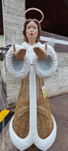 angel with a cross