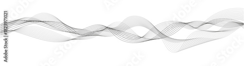 Abstract line wave background wave design brochure, website, and flyer. Musical Sound waves vector design template. Dynamic music, flowing lines.