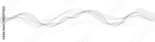 Abstract line wave background wave design brochure, website, and flyer. Musical Sound waves vector design template. Dynamic music, flowing lines.