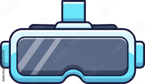 Virtual Reality Headset Technology Device for Immersive Experiences.