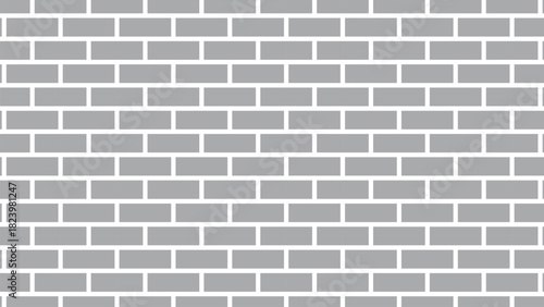 Gray brick wall texture background for interior or exterior design backdrop.
