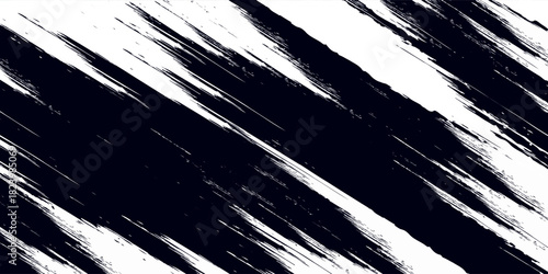 Abstract speed lines style orange color halftone banner design template.