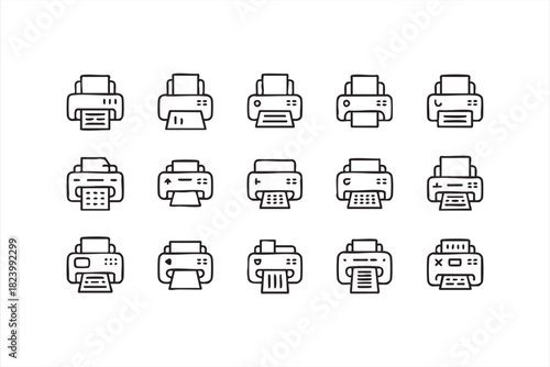 Inkjet and laser printer graphics for corporate materials