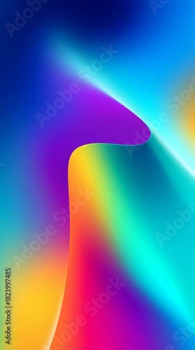 Abstract colorful gradient background with smooth light transitions