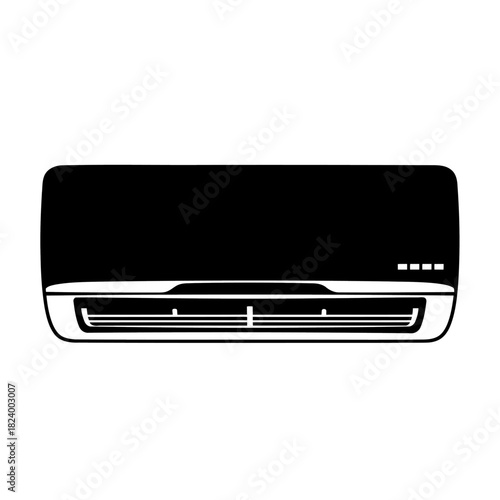 Modern air conditioner unit icon
