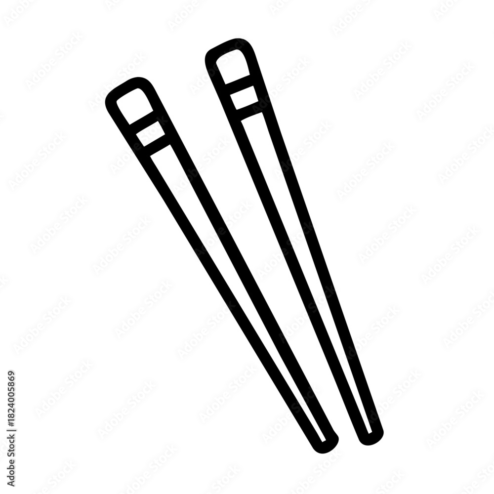 Obraz premium chopsticks icon