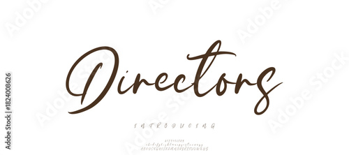 Abstract minimalist sans serif technology, electronic, digital, music, movie, creative logos fonts. vector illustration
