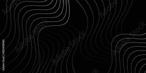 Abstract Minimalist Background with Wavy Lines Modern Design. Vector eps10