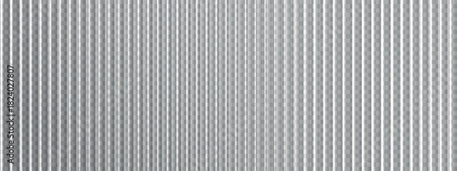 Ribbed glass effect with luminous surface.