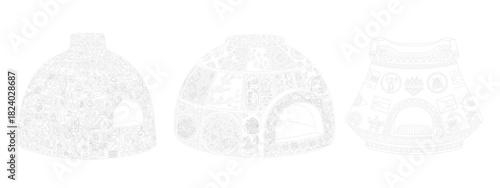 Traditional tandoor oven indian restaurant banner advertisement