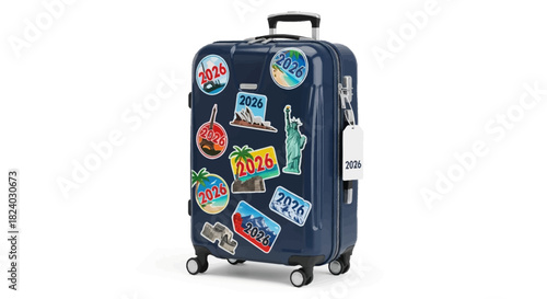 Plan your amazing 2026 travel adventures with a stylish suitcase ready for the world