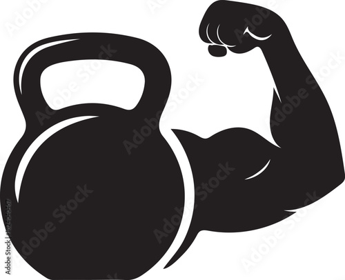 Strength training kettlebell and arm