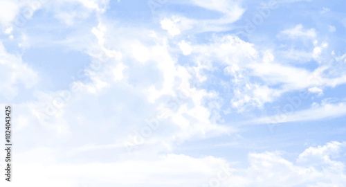 Sky background nature cloud paronama web cloudy summer winter season day, Clear blue color sky with white cloud background.