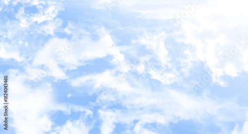 Sky background nature cloud paronama web cloudy summer winter season day, Clear blue color sky with white cloud background.